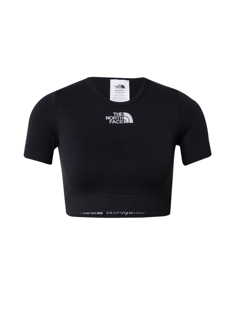 THE NORTH FACE Tricou funcțional  negru / alb