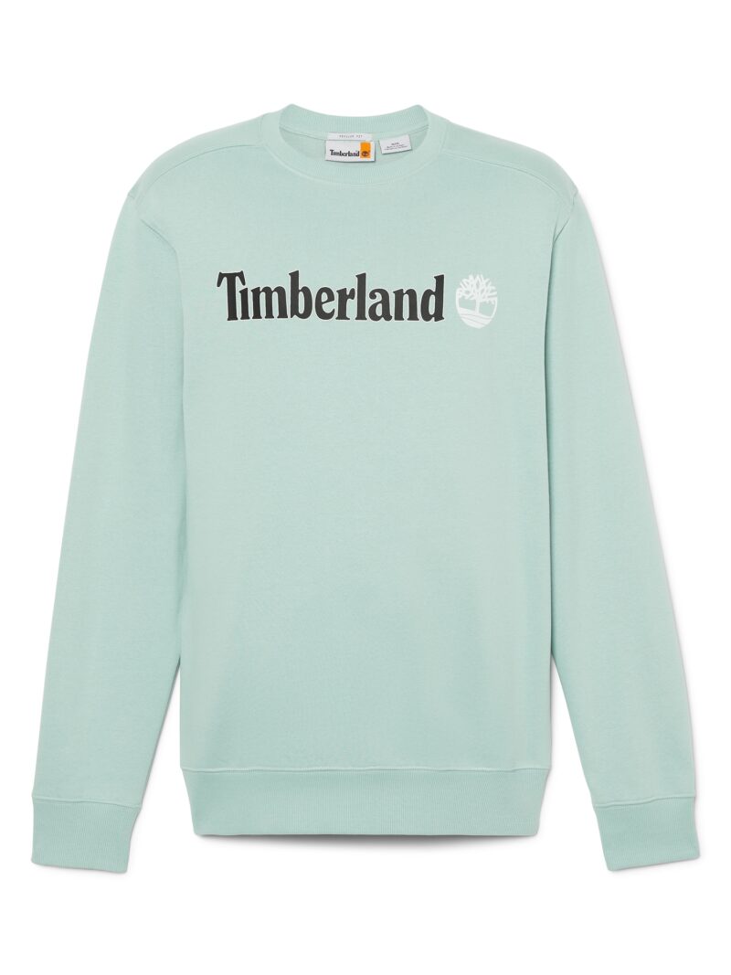 TIMBERLAND Bluză de molton '6A90'  verde pastel / negru / alb