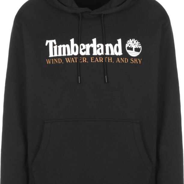 TIMBERLAND Bluză de molton  portocaliu deschis / negru / alb