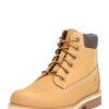 TIMBERLAND Cizme 'Courma Kid'  maro caramel / gri închis