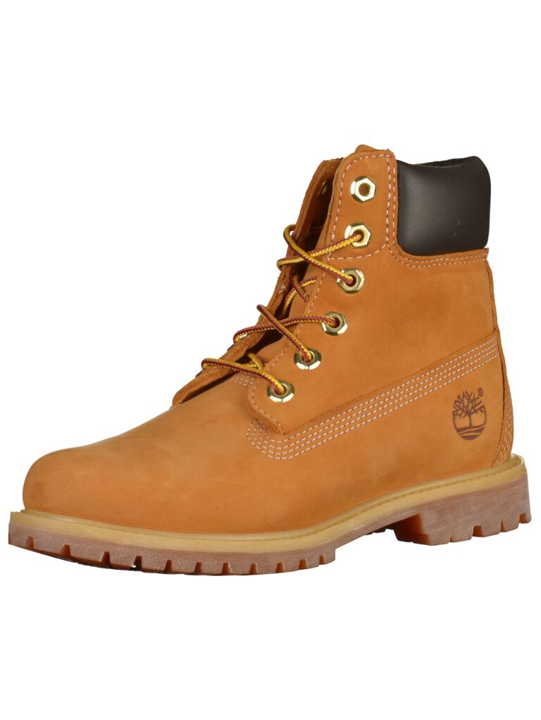 TIMBERLAND Ghete cu șireturi 'Premium'  maro caramel / negru