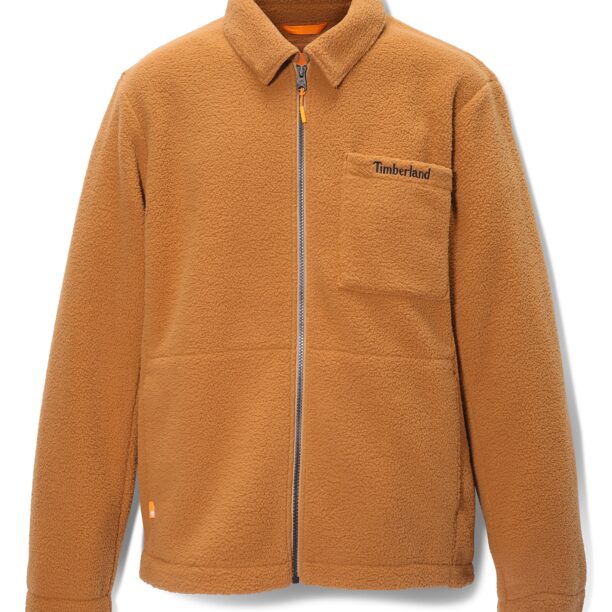 TIMBERLAND Jachetă  fleece  maro caramel / negru