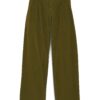 TIMBERLAND Pantaloni 'Needle Corduroy Wide Leg Pant'  oliv