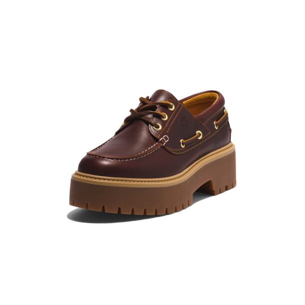 TIMBERLAND Pantofi cu șireturi 'Stone Street 3 Eye'  maro / maro caramel / maro închis