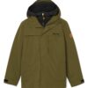 TIMBERLAND Parka de primăvară-toamnă  verde amestecat / portocaliu / negru