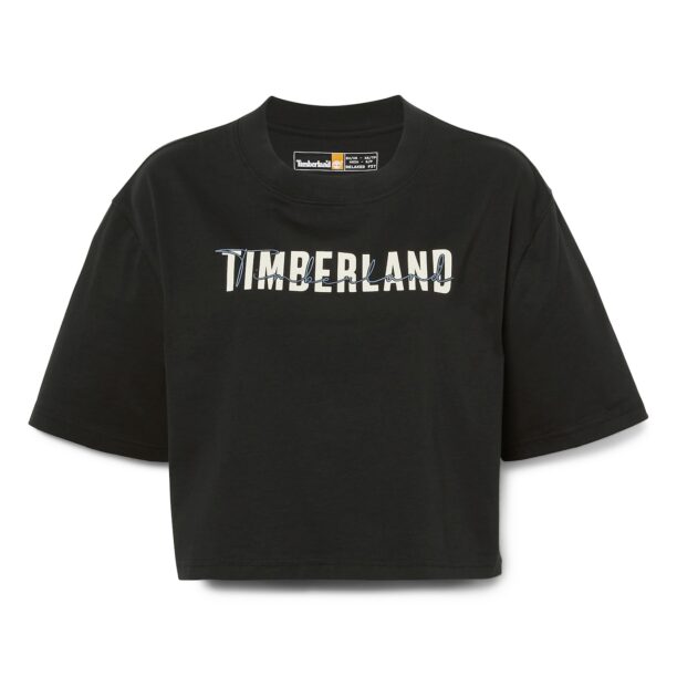 TIMBERLAND Tricou  albastru deschis / negru / alb