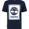 TIMBERLAND Tricou  albastru închis / alb