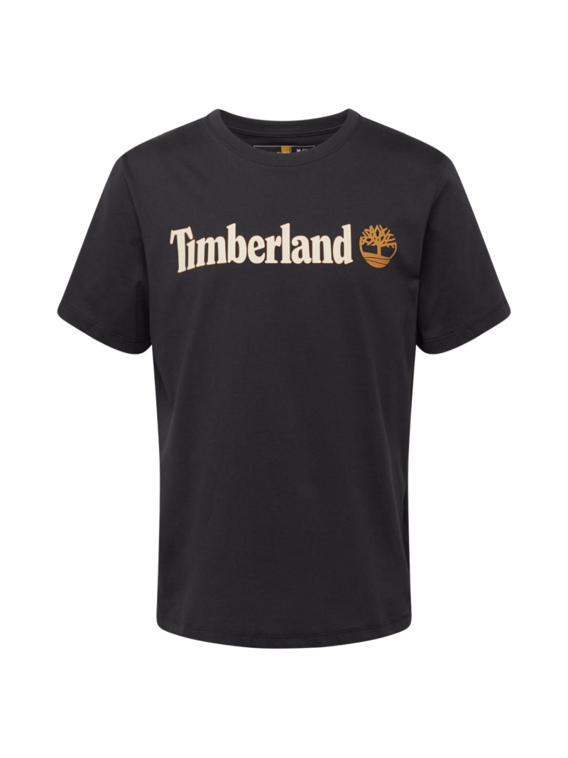 TIMBERLAND Tricou  bej deschis / portocaliu / negru