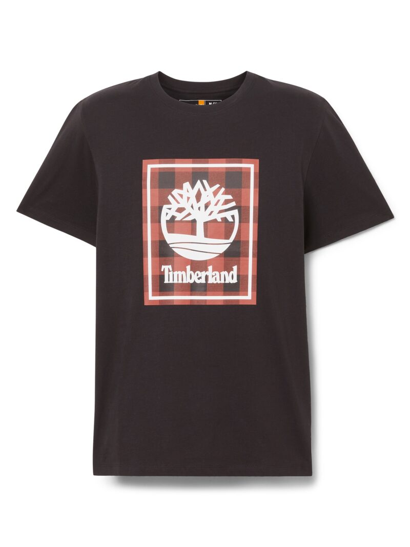 TIMBERLAND Tricou  maro / roșu / negru / alb