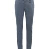 TOM TAILOR DENIM Pantaloni eleganți  gri metalic / alb