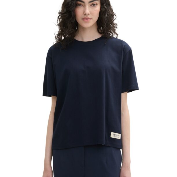 TOM TAILOR DENIM Tricou  bleumarin