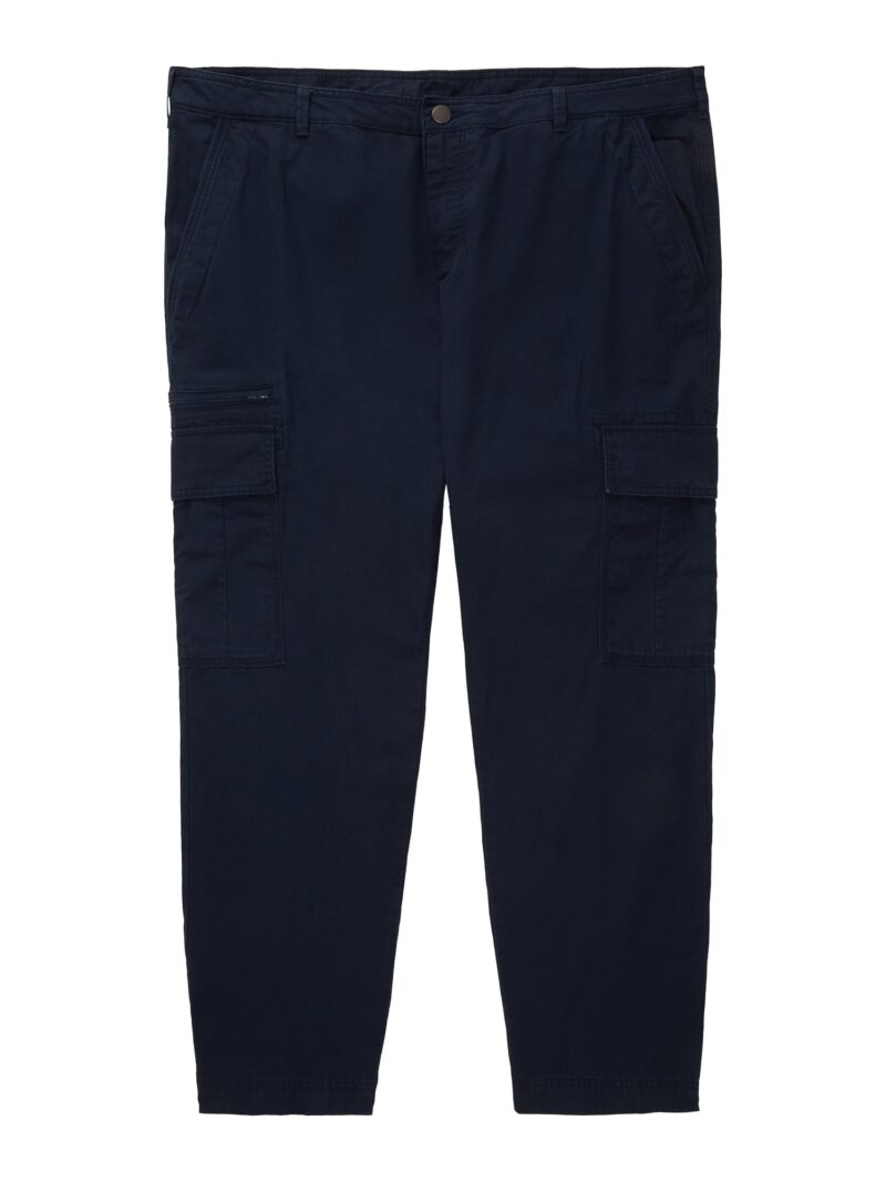 TOM TAILOR Men + Pantaloni cu buzunare  albastru închis