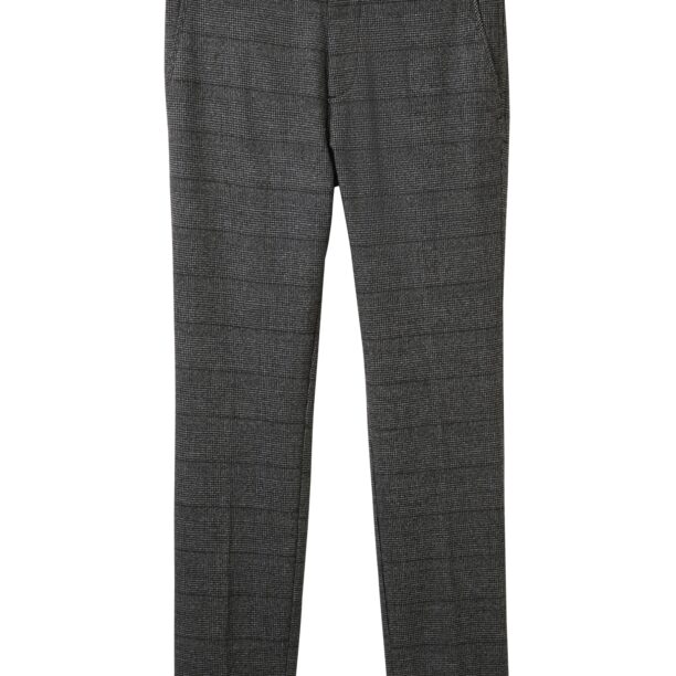 TOM TAILOR Pantaloni eleganți  gri / negru