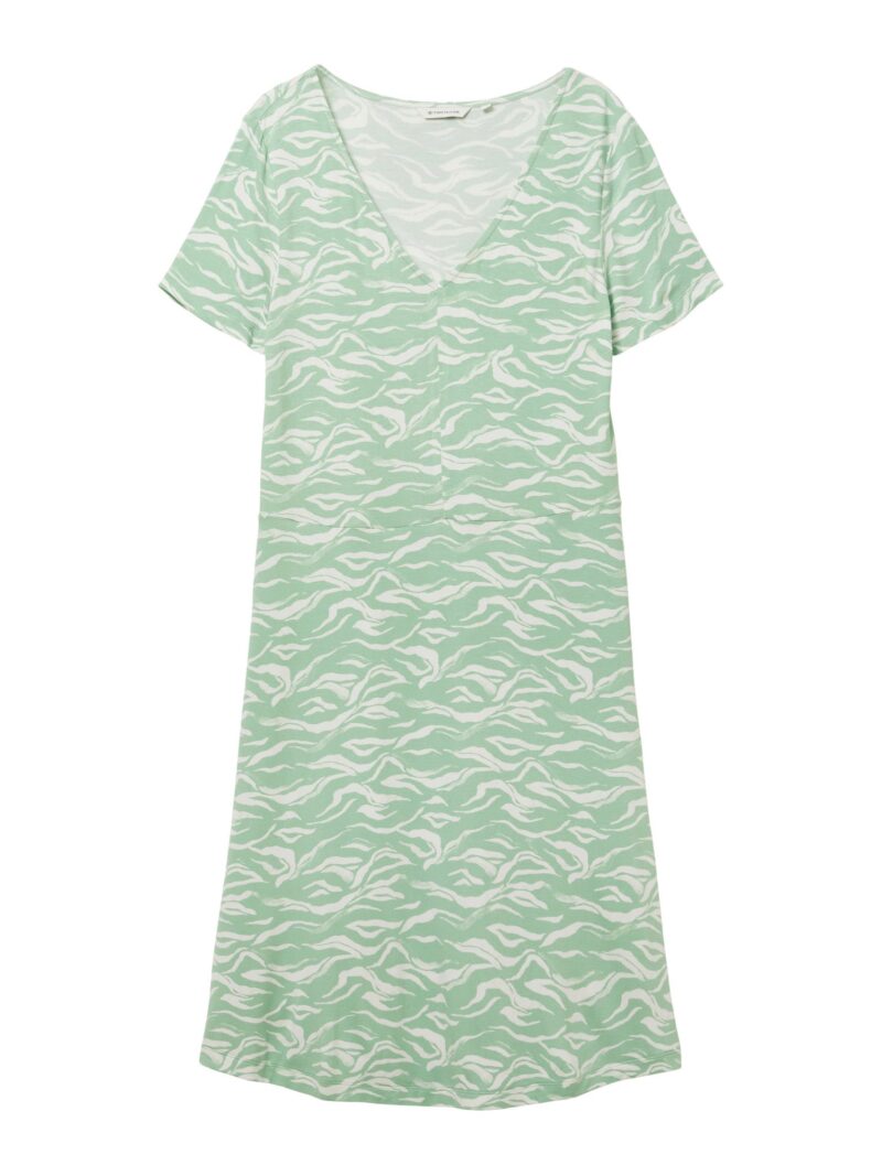 TOM TAILOR Rochie  bej / verde