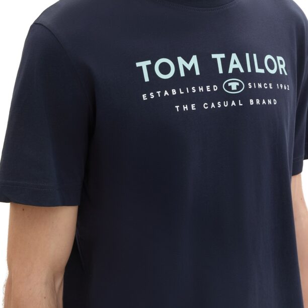 Preţ TOM TAILOR Tricou  albastru marin / albastru deschis / alb