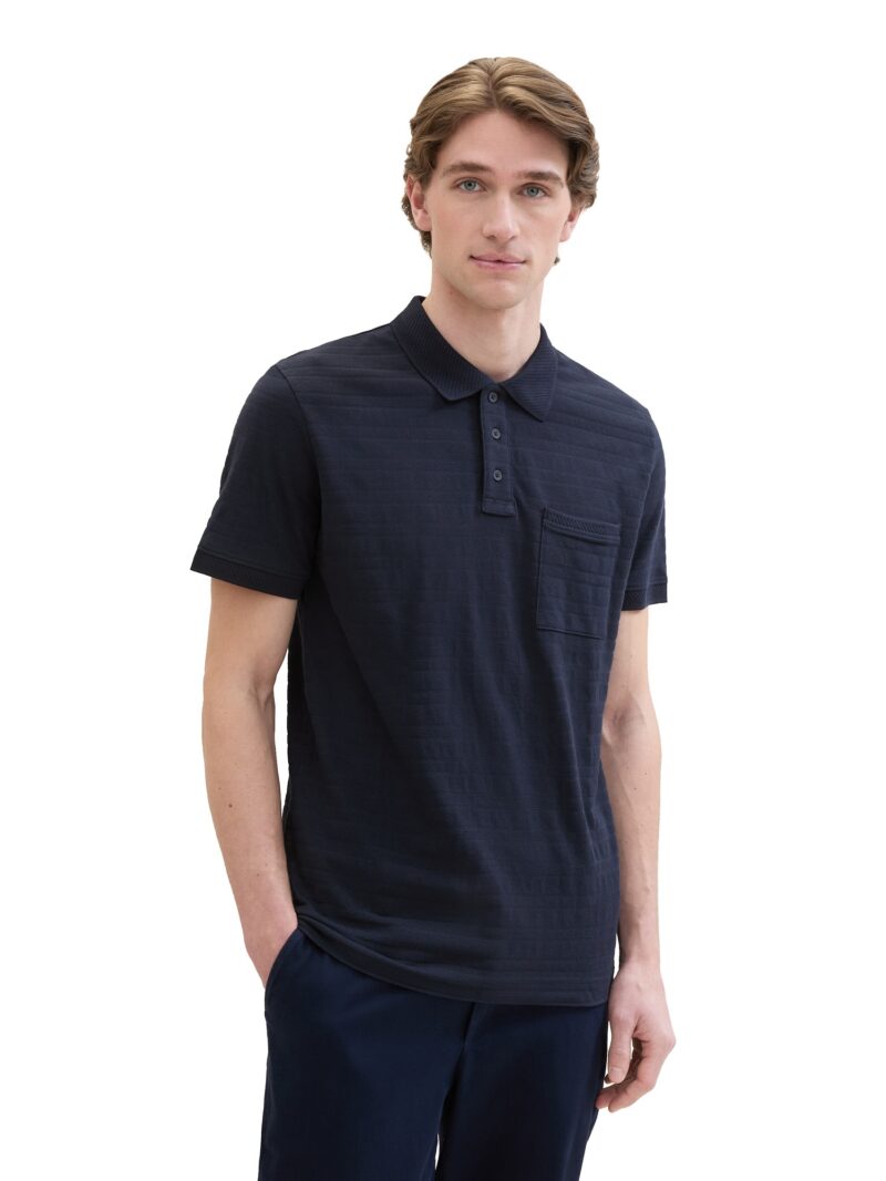 TOM TAILOR Tricou  albastru noapte