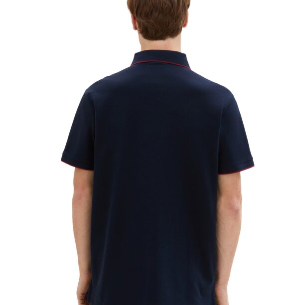 Cumpăra TOM TAILOR Tricou  bleumarin / roșu bordeaux