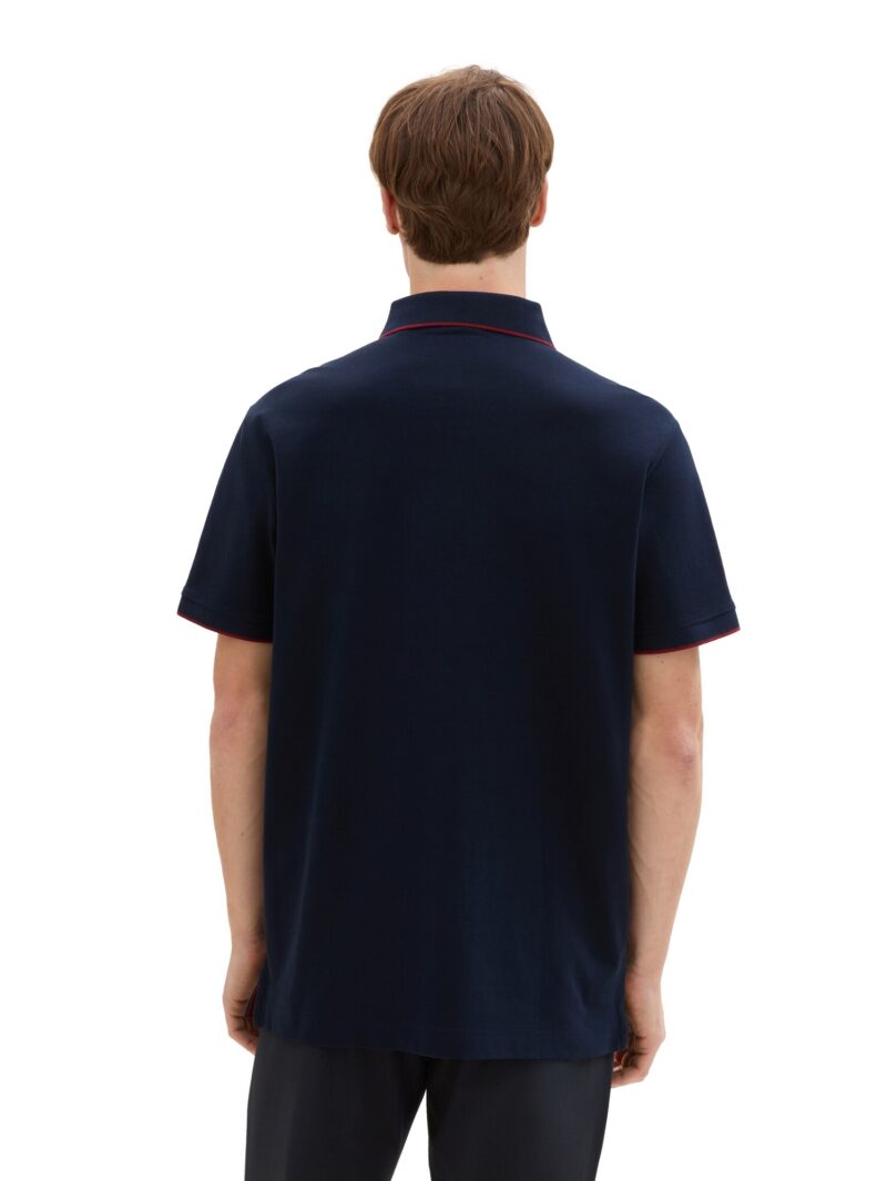 Cumpăra TOM TAILOR Tricou  bleumarin / roșu bordeaux