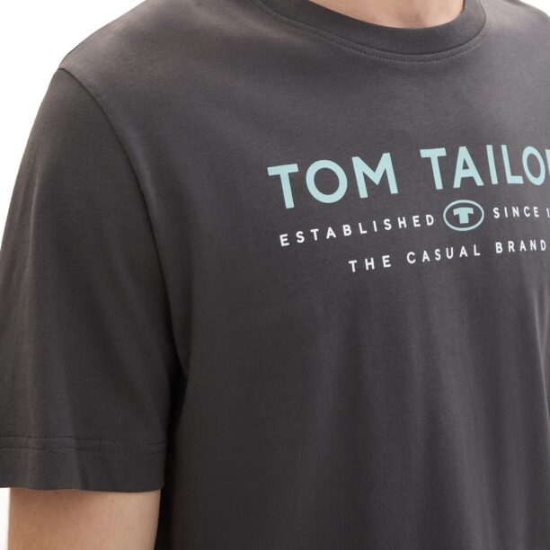 Preţ TOM TAILOR Tricou  gri deschis / gri amestecat / alb