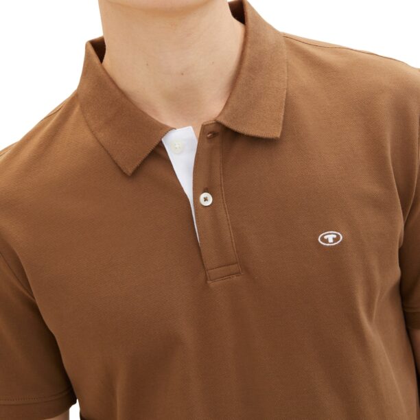 Preţ TOM TAILOR Tricou  maro caramel