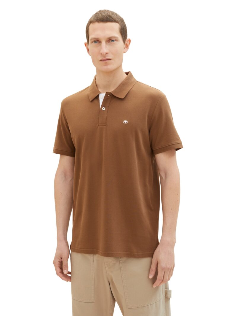 Original TOM TAILOR Tricou  maro caramel