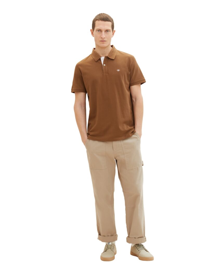 TOM TAILOR Tricou  maro caramel