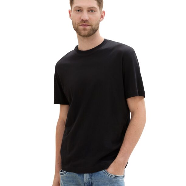 Preţ TOM TAILOR Tricou  negru / alb