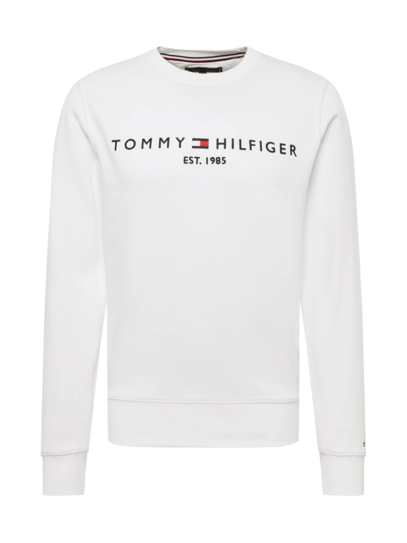 TOMMY HILFIGER Bluză de molton  bleumarin / roșu / alb