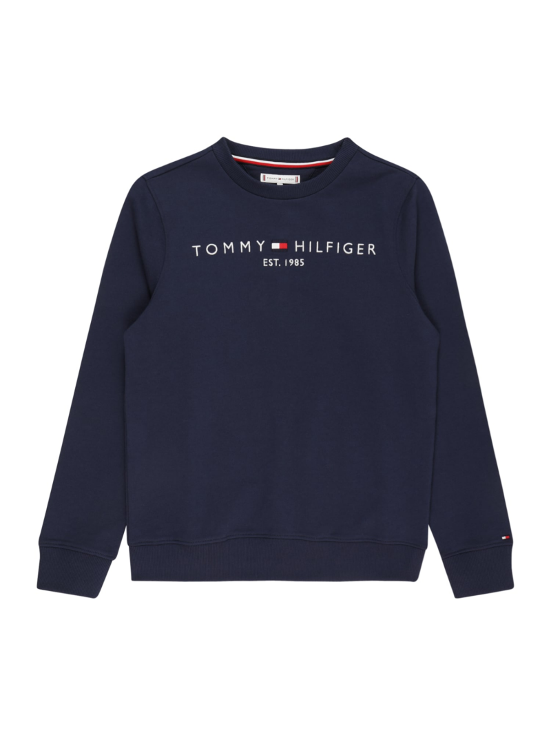 TOMMY HILFIGER Bluză de molton  bleumarin / roșu / alb