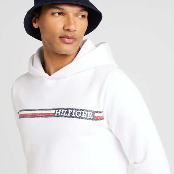 Preţ TOMMY HILFIGER Bluză de molton  bleumarin / roșu / alb