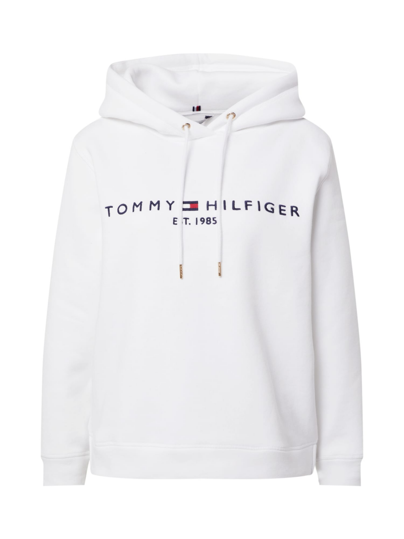 TOMMY HILFIGER Bluză de molton  bleumarin / roșu / alb