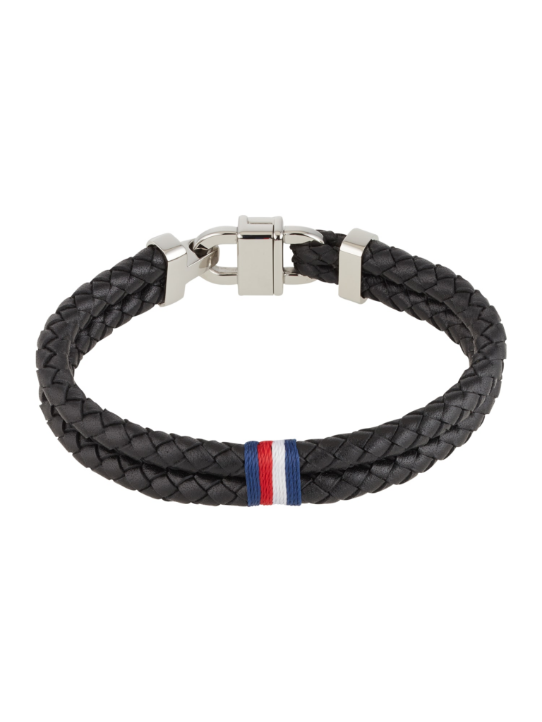 TOMMY HILFIGER Brățară  bleumarin / roșu / negru / alb