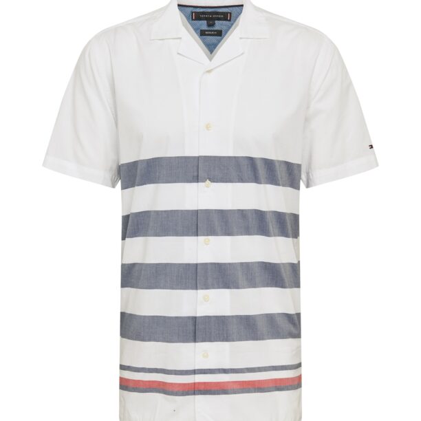 TOMMY HILFIGER Cămașă 'BRETON'  albastru închis / alb