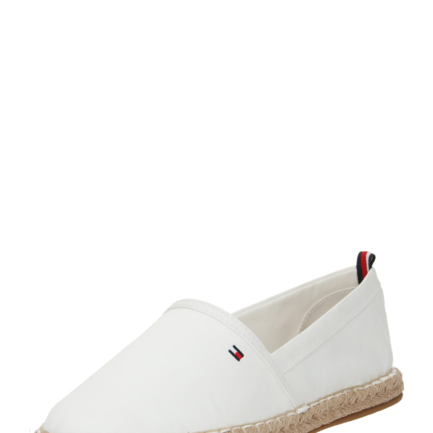 TOMMY HILFIGER Espadrile  alb kitt / bleumarin / roșu