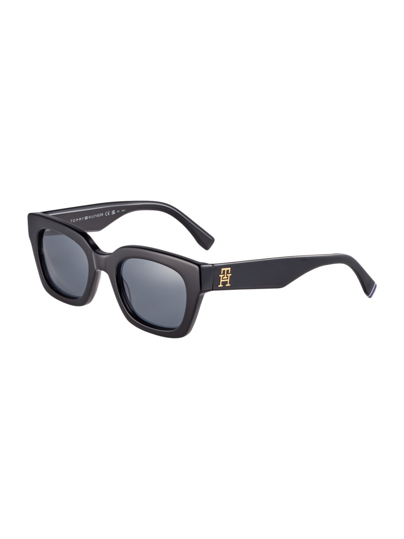 TOMMY HILFIGER Ochelari de soare  auriu / negru