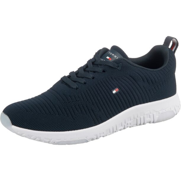 TOMMY HILFIGER Sneaker low 'Corporate'  bleumarin / roșu / alb