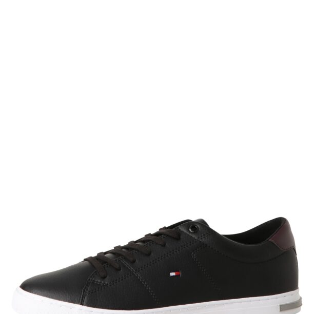 TOMMY HILFIGER Sneaker low 'Essential'  roșu / negru / alb