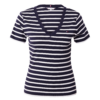 TOMMY HILFIGER Tricou 'Cody'  albastru marin / roșu intens / alb