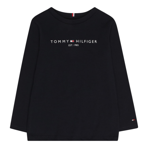 TOMMY HILFIGER Tricou 'Essential'  albastru noapte / roșu / alb