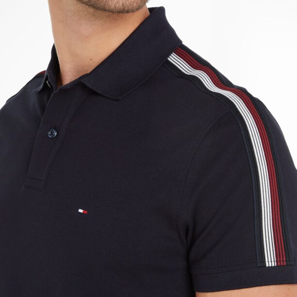 TOMMY HILFIGER Tricou 'SHADOW'  albastru închis / roșu / alb preţ