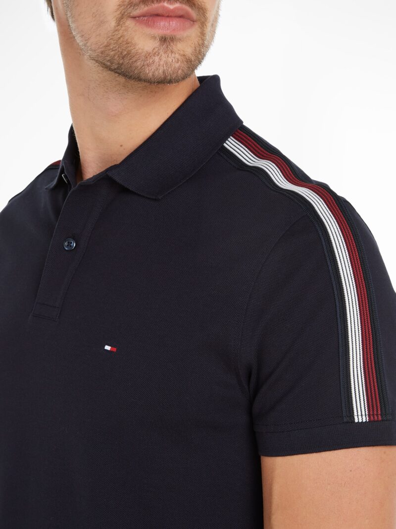 TOMMY HILFIGER Tricou 'SHADOW'  albastru închis / roșu / alb preţ