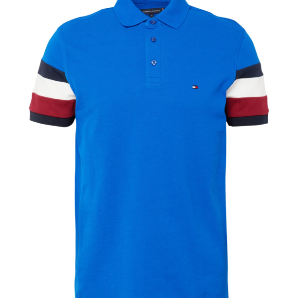 TOMMY HILFIGER Tricou  albastru / albastru noapte / roșu / alb