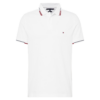 TOMMY HILFIGER Tricou  albastru marin / roșu burgundy / alb