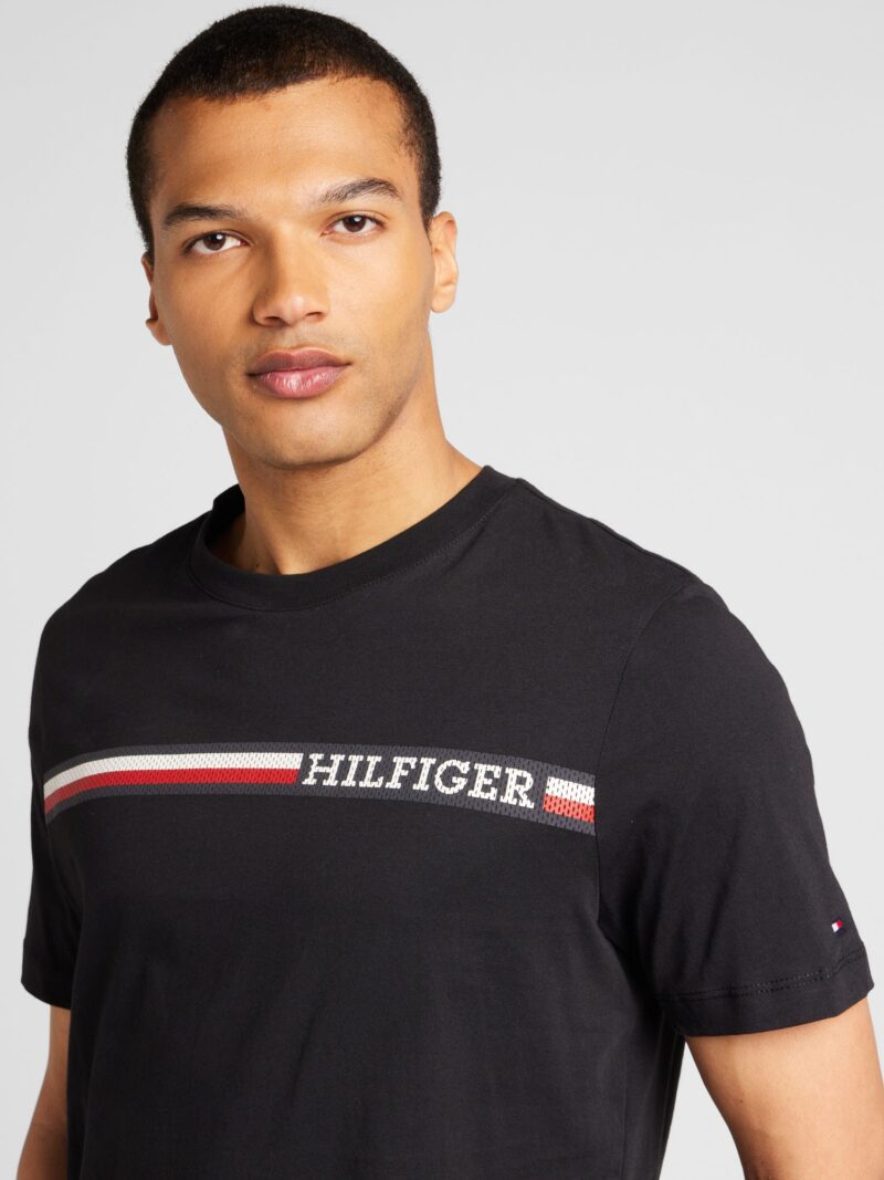 Cumpăra TOMMY HILFIGER Tricou  albastru marin / sângeriu / negru / alb