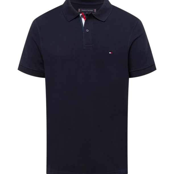 TOMMY HILFIGER Tricou  albastru noapte / roșu / alb