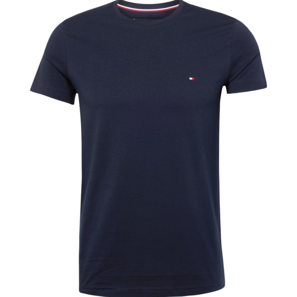 TOMMY HILFIGER Tricou  albastru noapte / roșu / alb