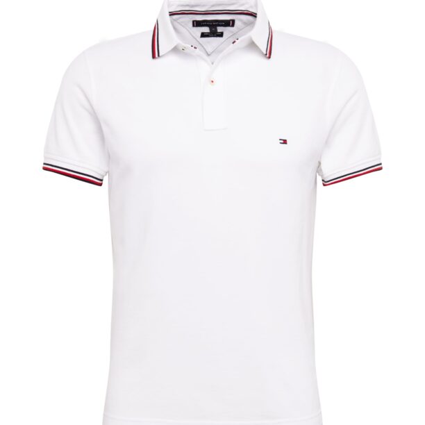 TOMMY HILFIGER Tricou  albastru noapte / roșu / alb murdar