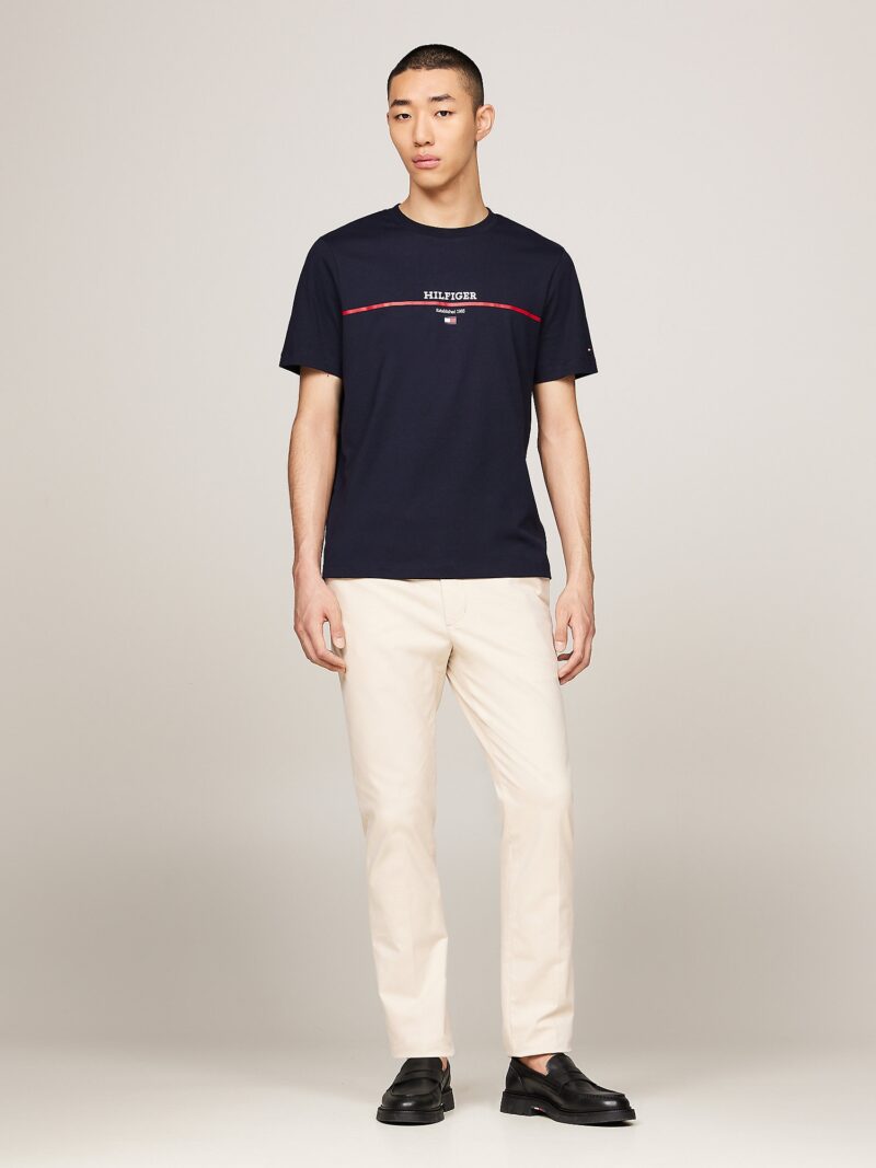 TOMMY HILFIGER Tricou  bleumarin / roșu / alb preţ