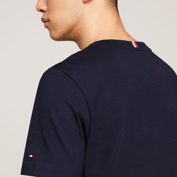 Cumpăra TOMMY HILFIGER Tricou  bleumarin / roșu / alb