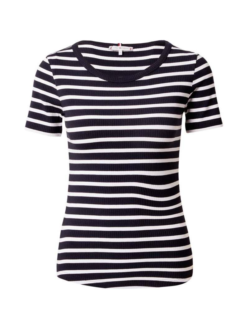 TOMMY HILFIGER Tricou  bleumarin / roșu / alb